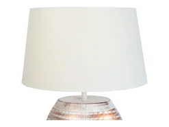 Lámpara de noche TOSEL ,metal,Blanco ,A37xD30xP30cm