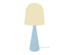 Lámpara de noche TOSEL ,metal,madera,beige,A37xD23,5xP23,5cm