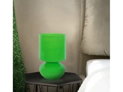 Lámpara de noche TOSEL ,vidrio,Verde,A24xD14xP14cm