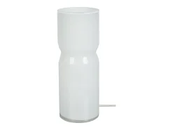 Lámpara de noche TOSEL ,vidrio,Blanco,A27xD10xP10cm