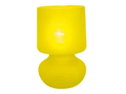 Lámpara de noche TOSEL ,vidrio,Gris , A 24xD14xP14cm