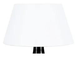 Lámpara de noche TOSEL ,vidrio,Negro ,A37xD30xP30cm