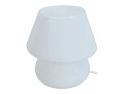 Lámpara de noche TOSEL ,vidrio,Blanco,A24xD14xP14cm