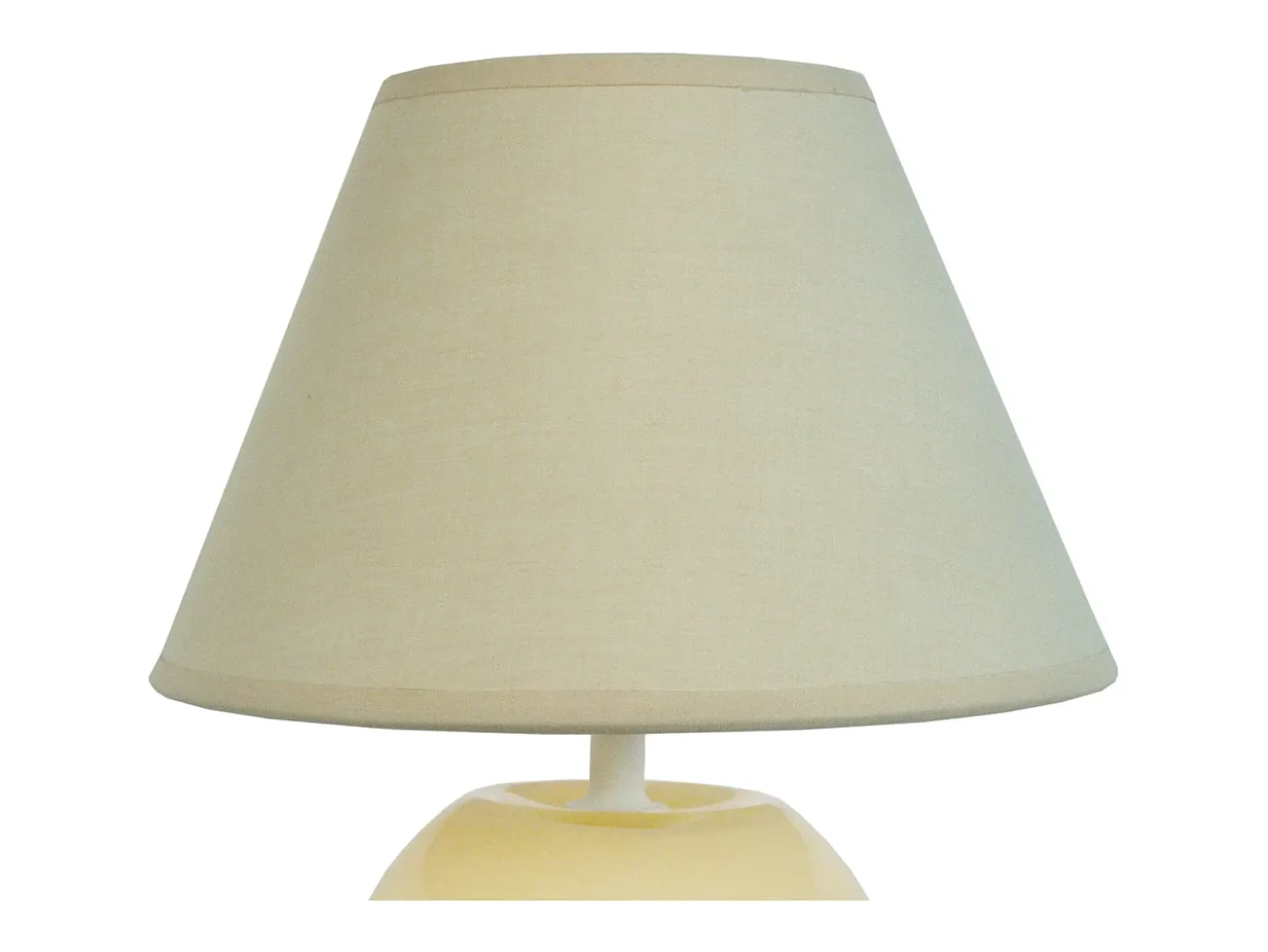 Lámpara de noche TOSEL ,vidrio,AMARILLO, A 48xD35xP35cm