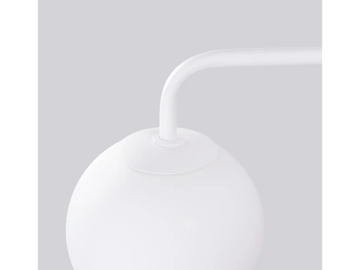 Lámpara de pared Bealy minimalista de acero/vidrio - 1 fuentes luminosas 3000K - L.10 x A.21 cm - blanco