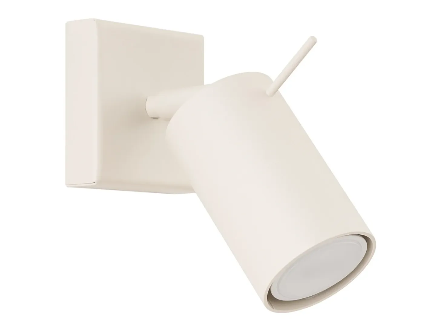 Lámpara de pared Briix moderno de acero - 1 fuentes luminosas 3000K - L.8 x A.8 cm - beige