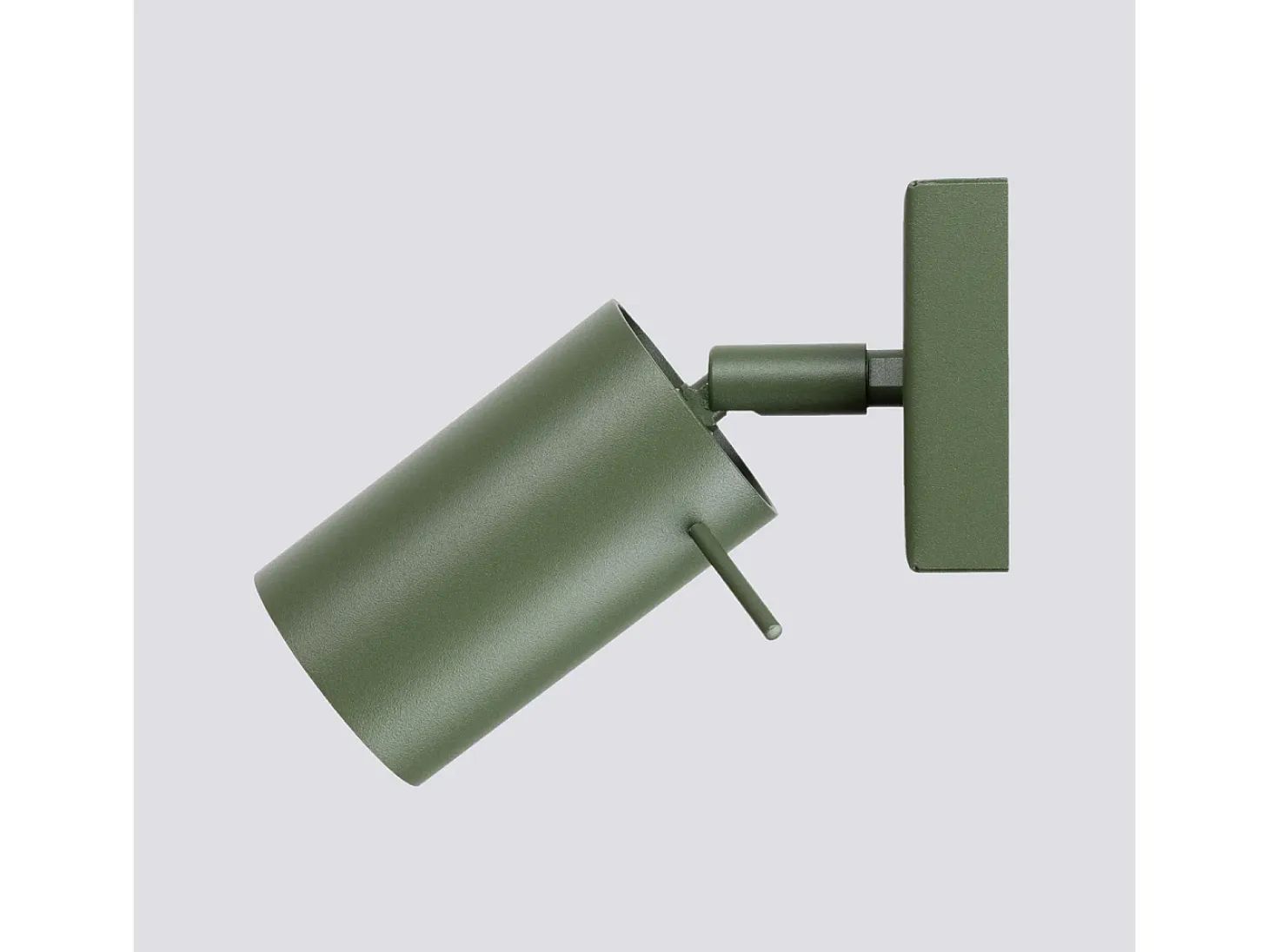 Lámpara de pared Briix moderno de acero - 1 fuentes luminosas 4000K - L.8 x A.8 cm - verde oliva