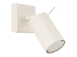 Lámpara de pared Briix moderno de acero - 1 fuentes luminosas 4000K - L.8 x A.8 cm - beige