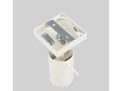 Lámpara de pared Briix moderno de acero - 1 fuentes luminosas 4000K - L.8 x A.8 cm - beige