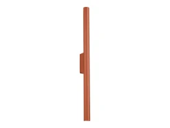 Lámpara de pared Brill moderno de acero - 2 fuentes luminosas 4000K - L.2,5 x A.50 cm - ocre rojo