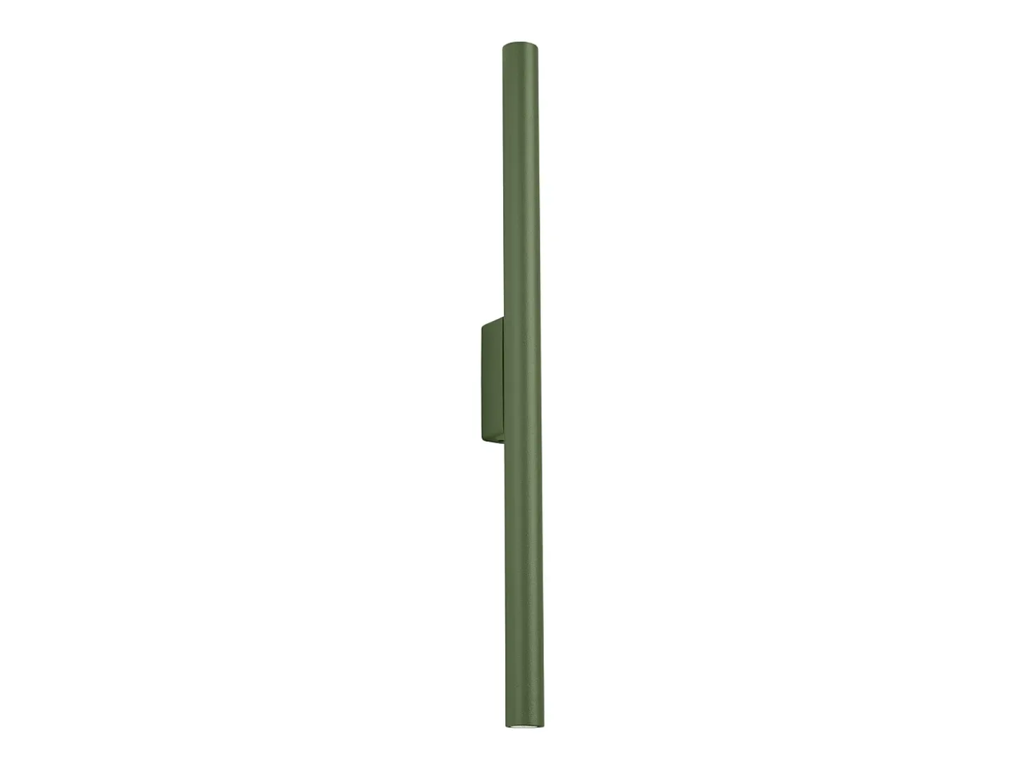 Lámpara de pared Brill moderno de acero - 2 fuentes luminosas 4000K - L.2,5 x A.50 cm - verde oliva