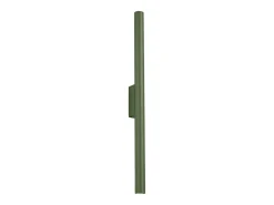 Lámpara de pared Brill moderno de acero - 2 fuentes luminosas 3000K - L.2,5 x A.50 cm - verde oliva