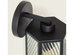 Lámpara de Pared Cristal Hadley Negro
