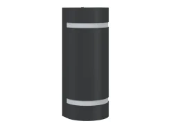 Lámpara de pared de exterior aluminio fundido negro ES383744