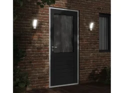 Lámpara de pared de exterior LED con sensor aluminio blanco ES712001