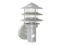 Lámpara de pared de exterior con sensor acero inoxidable ES252736