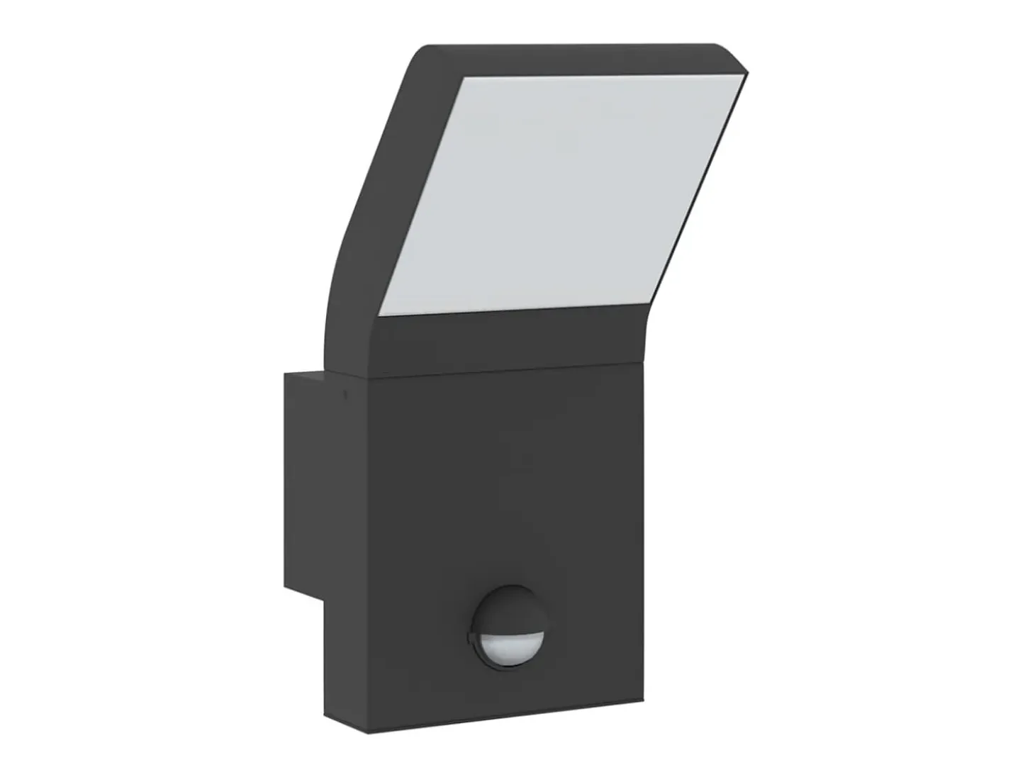Lámpara de pared de exterior LED aluminio fundido negro ES918832