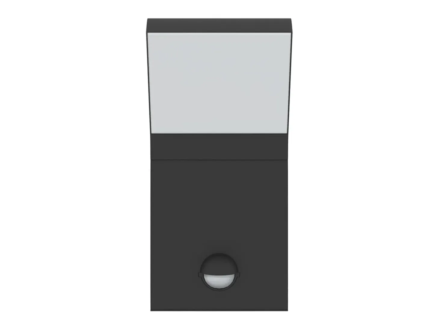 Lámpara de pared de exterior LED aluminio fundido negro ES918832