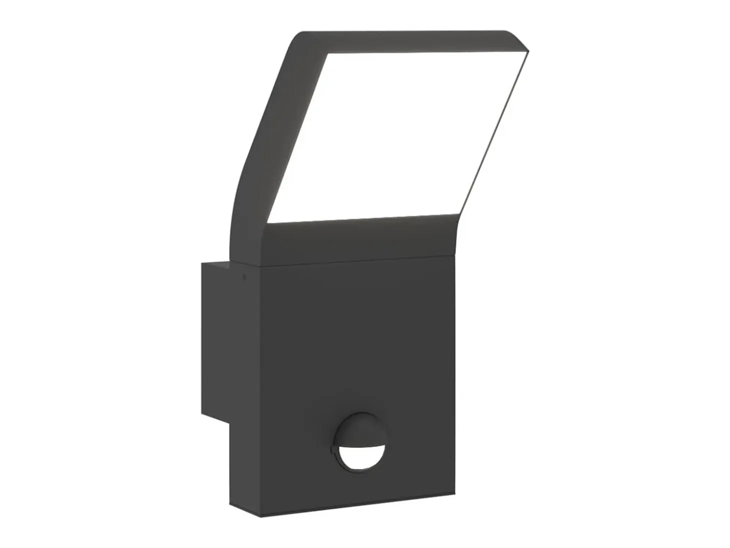 Lámpara de pared de exterior LED aluminio fundido negro ES918832