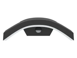 Lámpara de pared de exterior LED aluminio fundido negro ES252964
