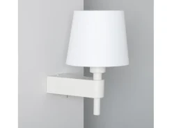 Lámpara de Pared de Metal Chini Blanco