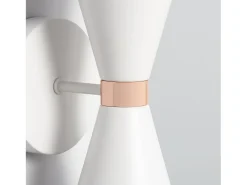 Lámpara de Pared de Metal Kusini Blanco