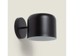 Lámpara de Pared de Metal Bedourie Negro