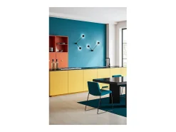 Lámpara de pared Eclipsia blanca - 325x520x64mm 2xGX53 - Aplique de pared metálico de dos brazos - Brazo largo a la derecha