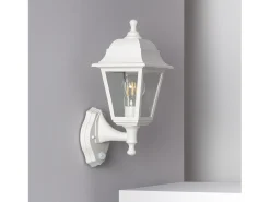 Lámpara de Pared Exterior con Detector de Movimiento PIR Mini Villa Blanco