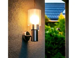 Lámpara de Pared Exterior Acero Inoxidable Martin Gris