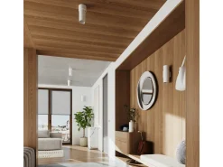 Lámpara De Pared Flash Minimalista De Acero - 1 Fuentes Luminosas - L.10 X A.21 Cm - Blanco