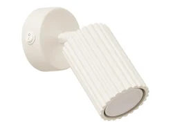 Lámpara de pared Gloow minimalista de aluminio - 1 fuentes luminosas 3000K - L.8 x A.16 cm - beige