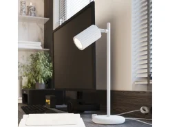 Lámpara de pared Gloow minimalista de aluminio - 1 fuentes luminosas 4000K - L.6,5 x A.10 cm - blanco
