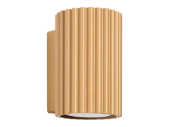 Lámpara de pared Gloow minimalista de aluminio - 1 fuentes luminosas 4000K - L.6,5 x A.10 cm - dorado