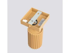 Lámpara de pared Gloow minimalista de aluminio - 1 fuentes luminosas 4000K - L.8 x A.8 cm - dorado