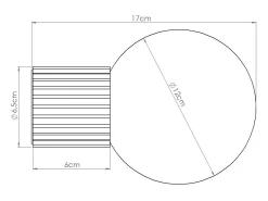 Lámpara De Pared Halo Moderno De Aluminio/Vidrio - 1 Fuentes Luminosas - L.12 X A.12 Cm - Verde Oliva