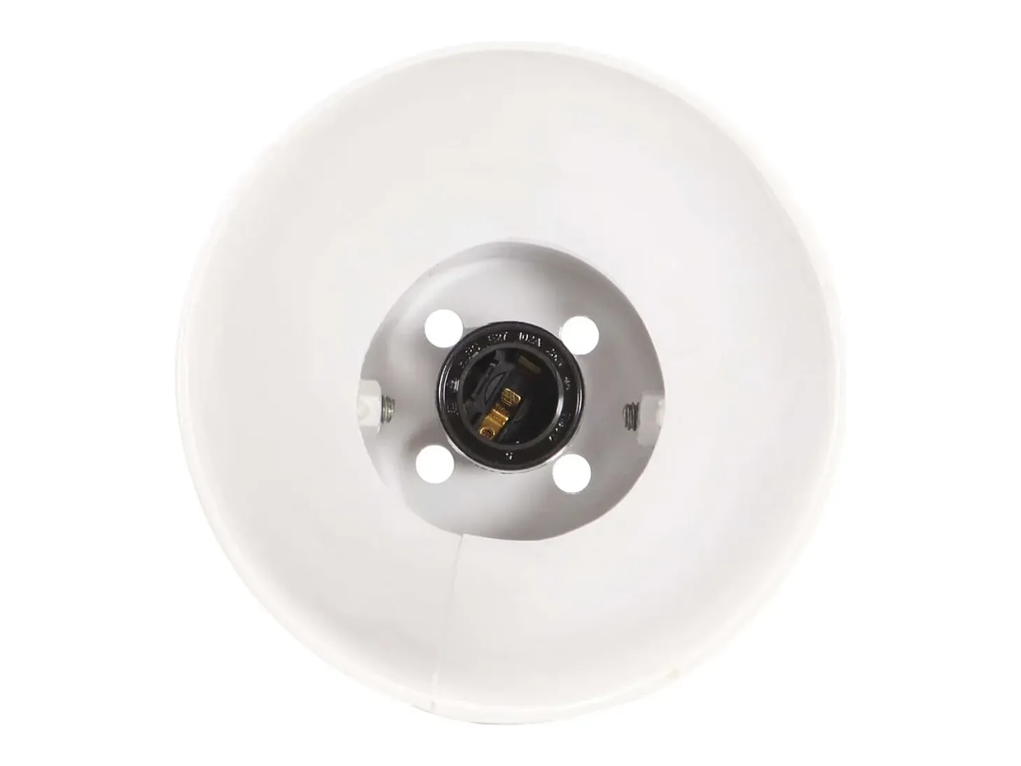 Lámpara de pared industrial blanca 45x25 cm E27 ES786569