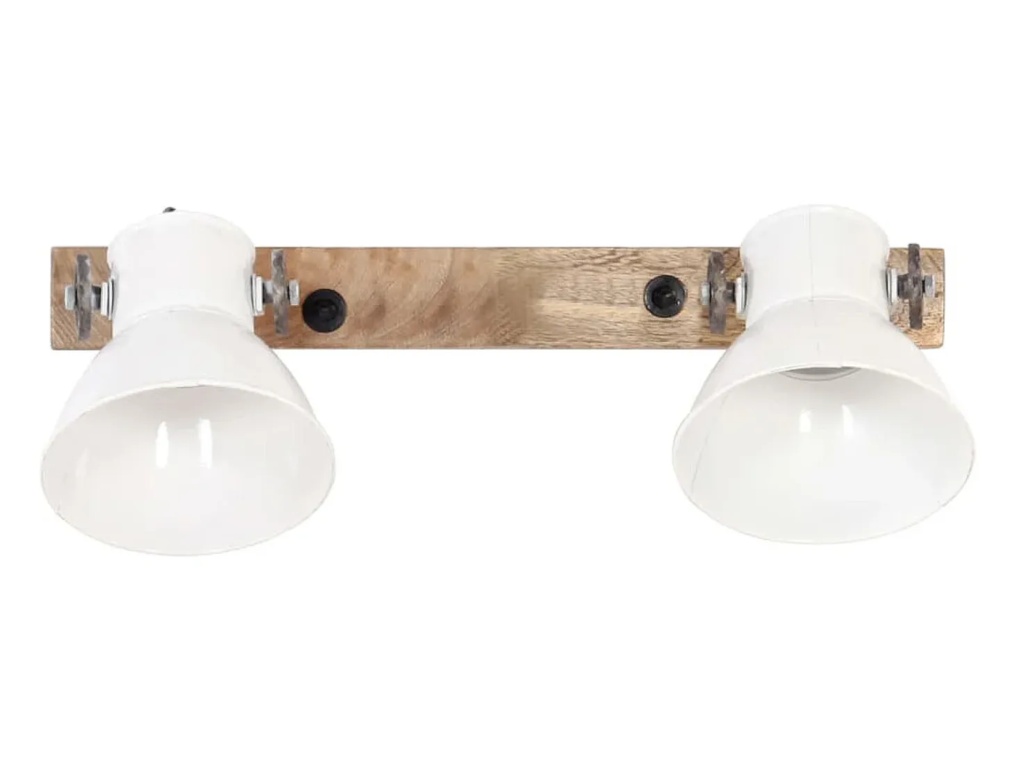 Lámpara de pared industrial blanca 45x25 cm E27 ES786569
