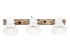 Lámpara de pared industrial blanca 65x25 cm E27 ES167914