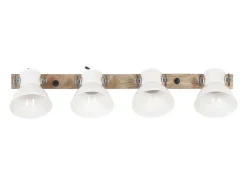 Lámpara de pared industrial blanca 90x25 cm E27 ES910663