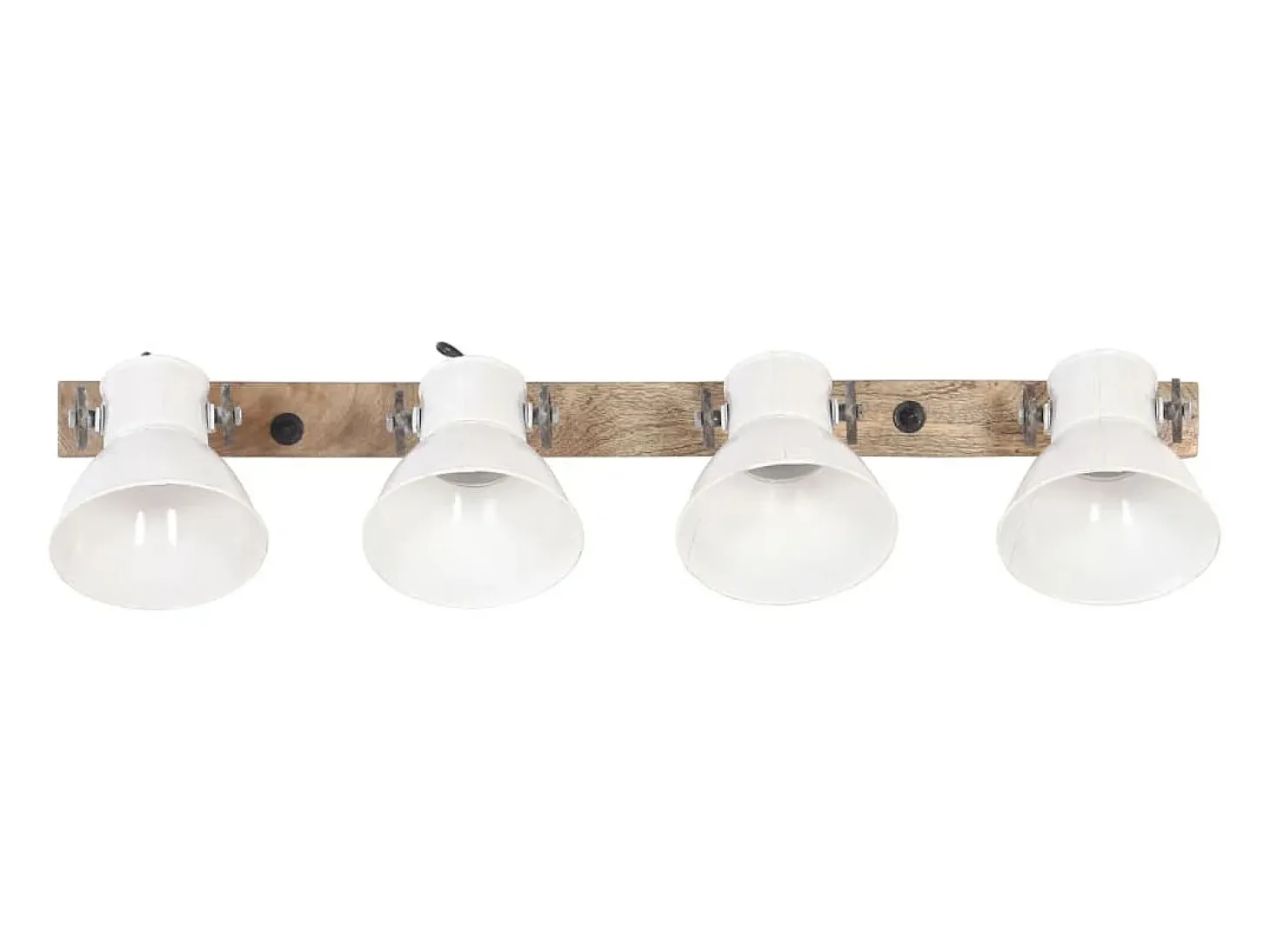 Lámpara de pared industrial blanca 90x25 cm E27 ES910663