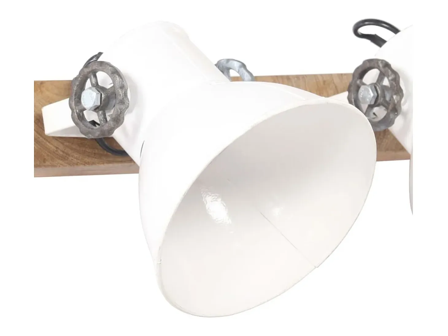 Lámpara de pared industrial blanca 90x25 cm E27 ES910663
