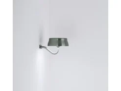 Lámpara de pared inteligente Zafferano SISTER LIGHT con Wi-Fi, recargable y regulable, color verde