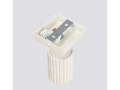 Lámpara De Pared Karbon Minimalista De Aluminio - 1 Fuentes Luminosas - L.8 X A.8 Cm - Beige