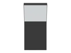 Lámpara de pared LED de exterior aluminio fundido negro ES332644
