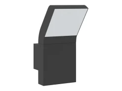 Lámpara de pared LED de exterior aluminio fundido negro ES332644