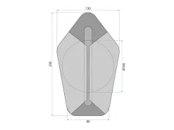 Lámpara De Pared Led Toolight G030-W Gold