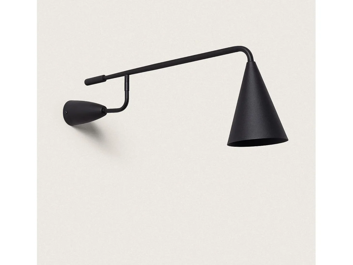Lámpara de Pared LED 8W Aluminio Elise Negro