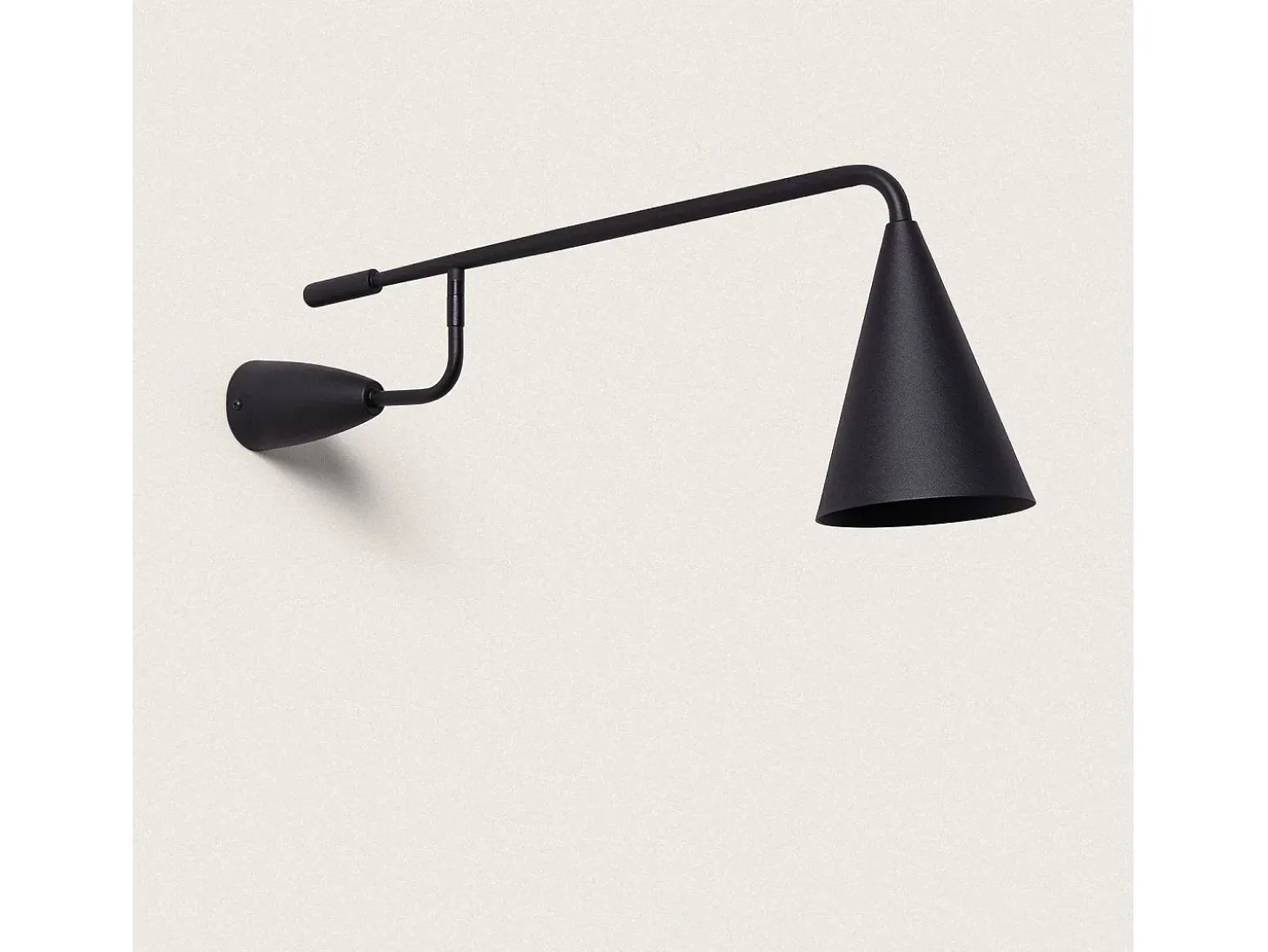 Lámpara de Pared LED 8W Aluminio Elise Negro
