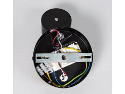 Lámpara de Pared LED 5W Metal con Interruptor Serifos Negro